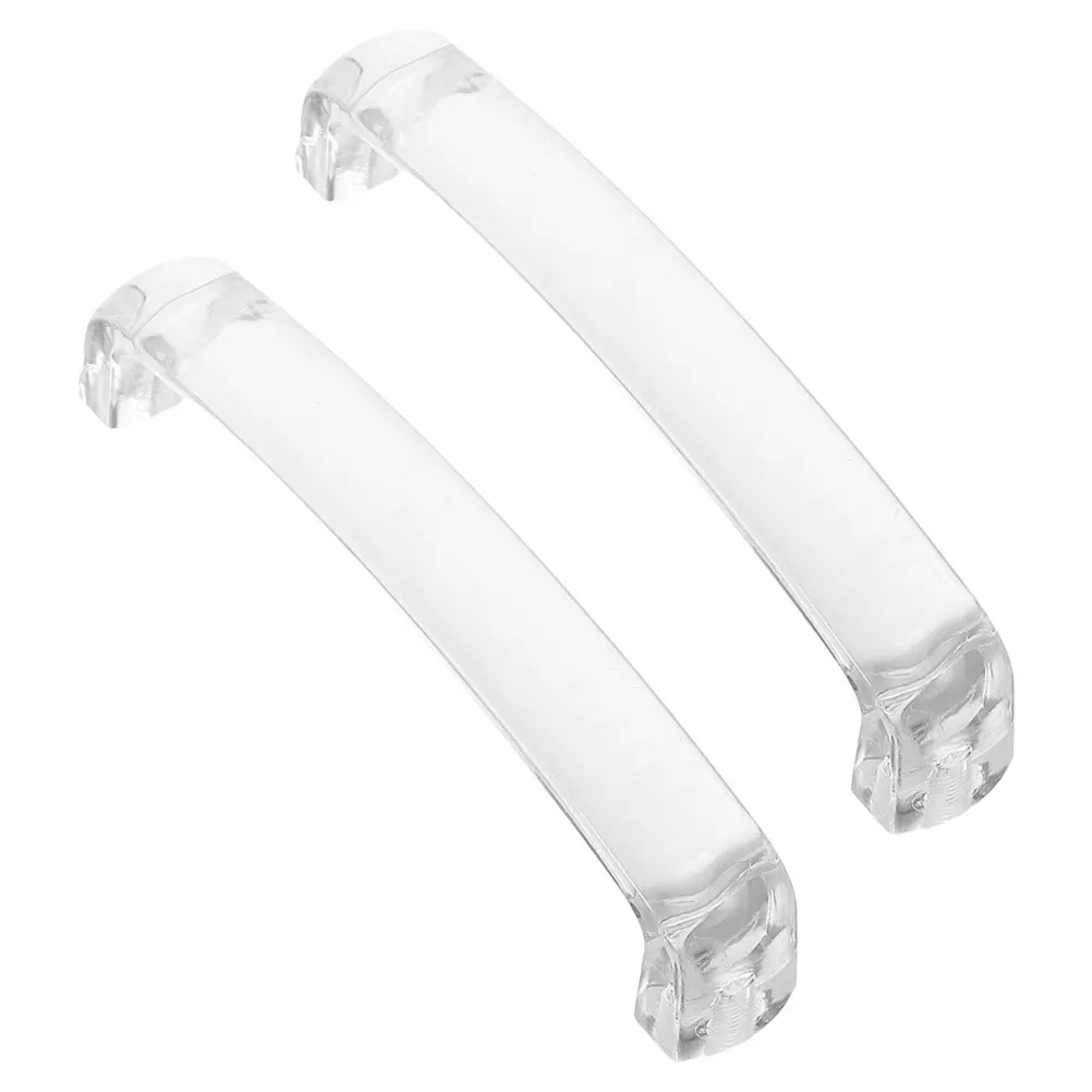 

Invisible Drawer Handle Transparent Acrylic Pull Smooth Operation Clear Cabinet Knobs Wardrobe Door Kitchen Hardware Replacement