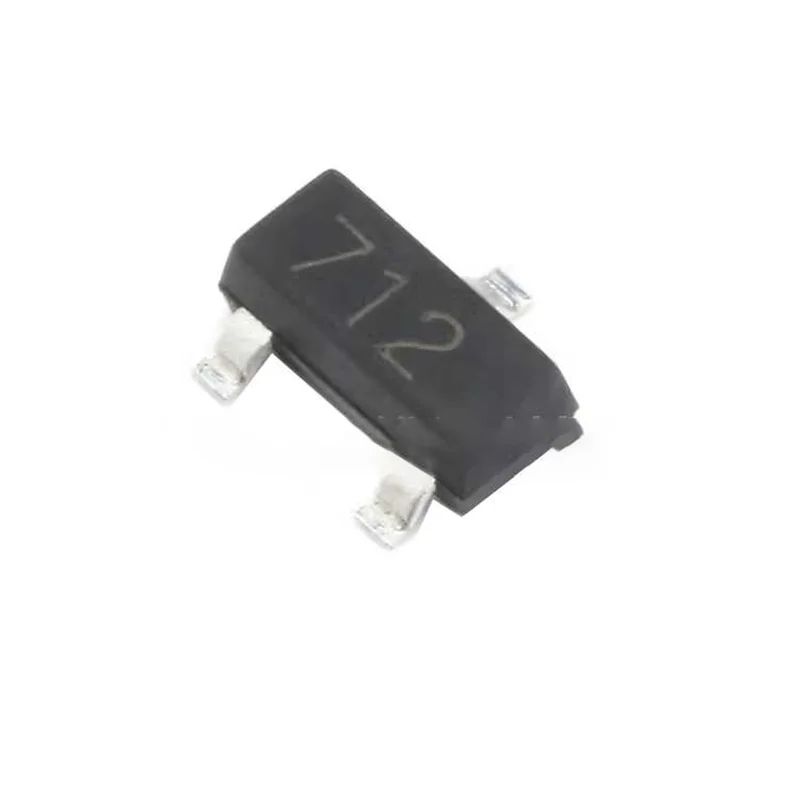Surface mount SM712.TCT SOT-23 TVS diode, asymmetric RS485, 7/12V