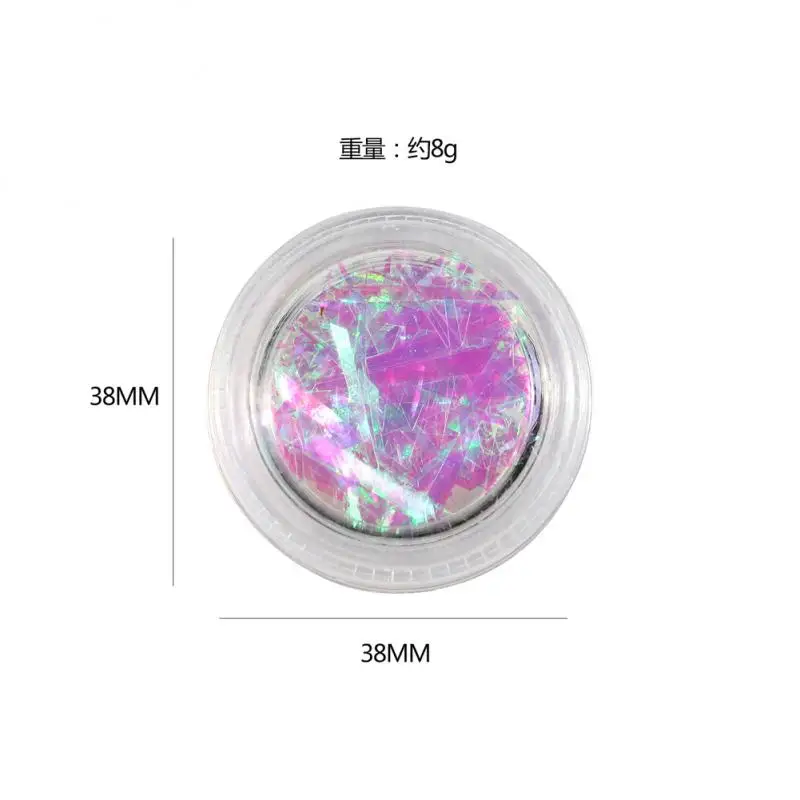 Decoración de lentejuelas para uñas, 3g, lámina dorada de imitación, lámina de cobre, lentejuelas Diy, epoxi, arte de uñas, escamas rojas, hoja de proceso de decoración de lentejuelas