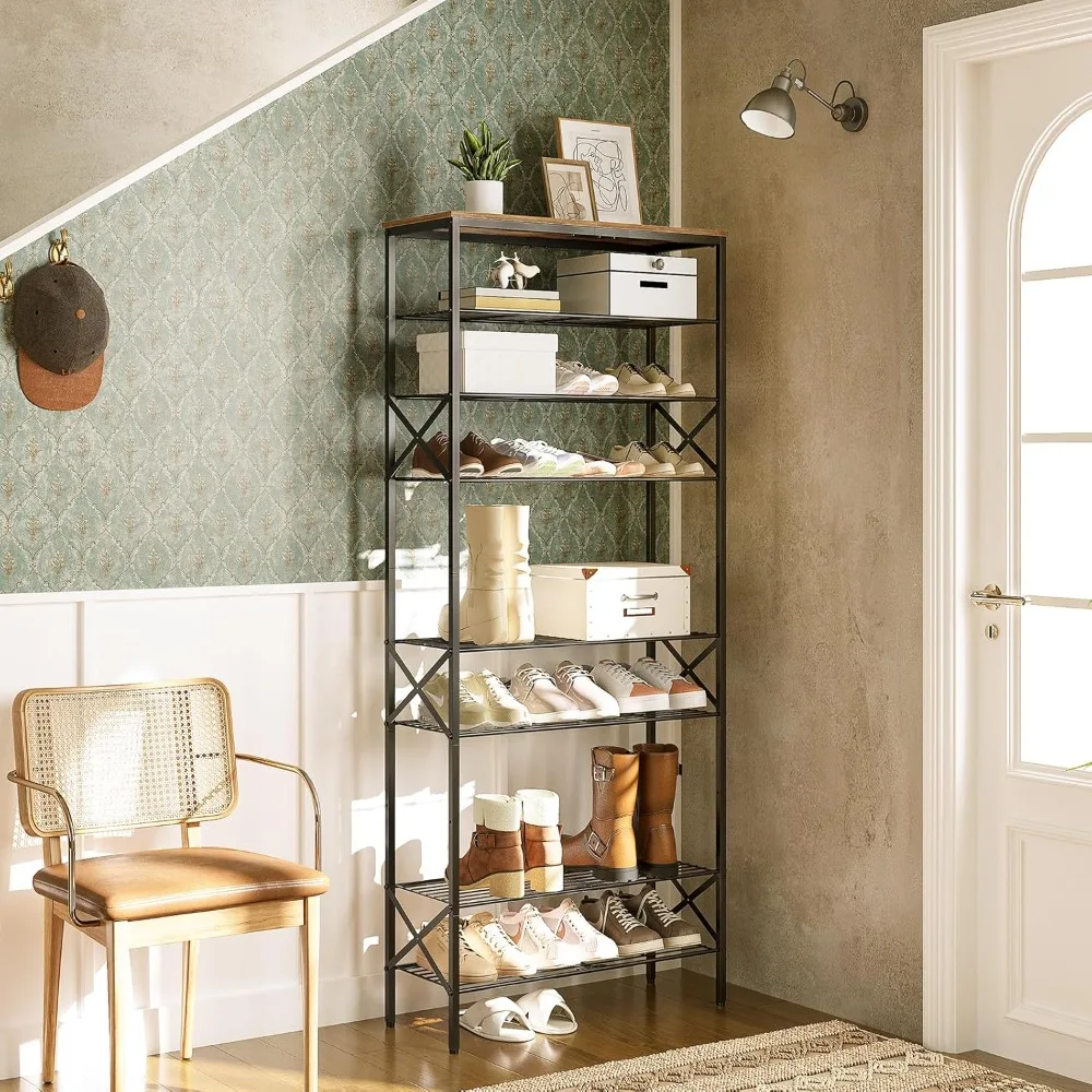 

10 Tier Shoe Rack, Large Capacity Shoes Storage Organizer Holds 40 Pairs, Durable and Stable, for Entryway, Hallway,Dorm Room