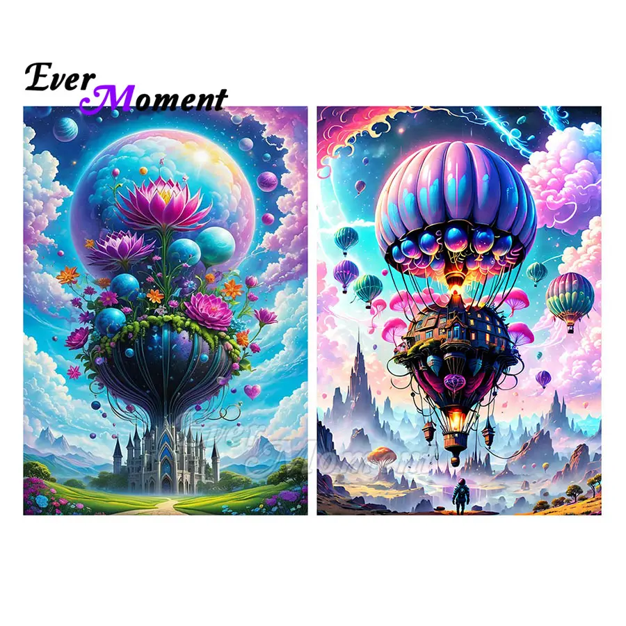 

5D Ever Moment Diamond Painting Wall Art Home Decor Sky Cloud Landscape Paintings Decor For Home ASF2946