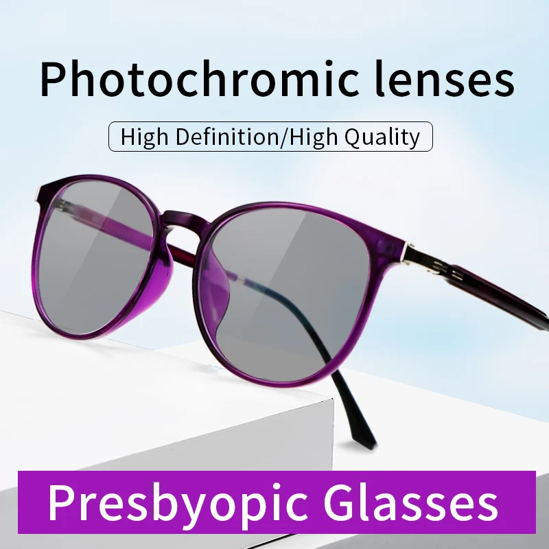 

Photochromic Reading Glasses Women Magnifying Presbyopic Eyeglasse, Diopters: 0.5+0.75+1+1.25+1.5+1.75+2+2.25+2.5+2.75+3+3.5+4.0