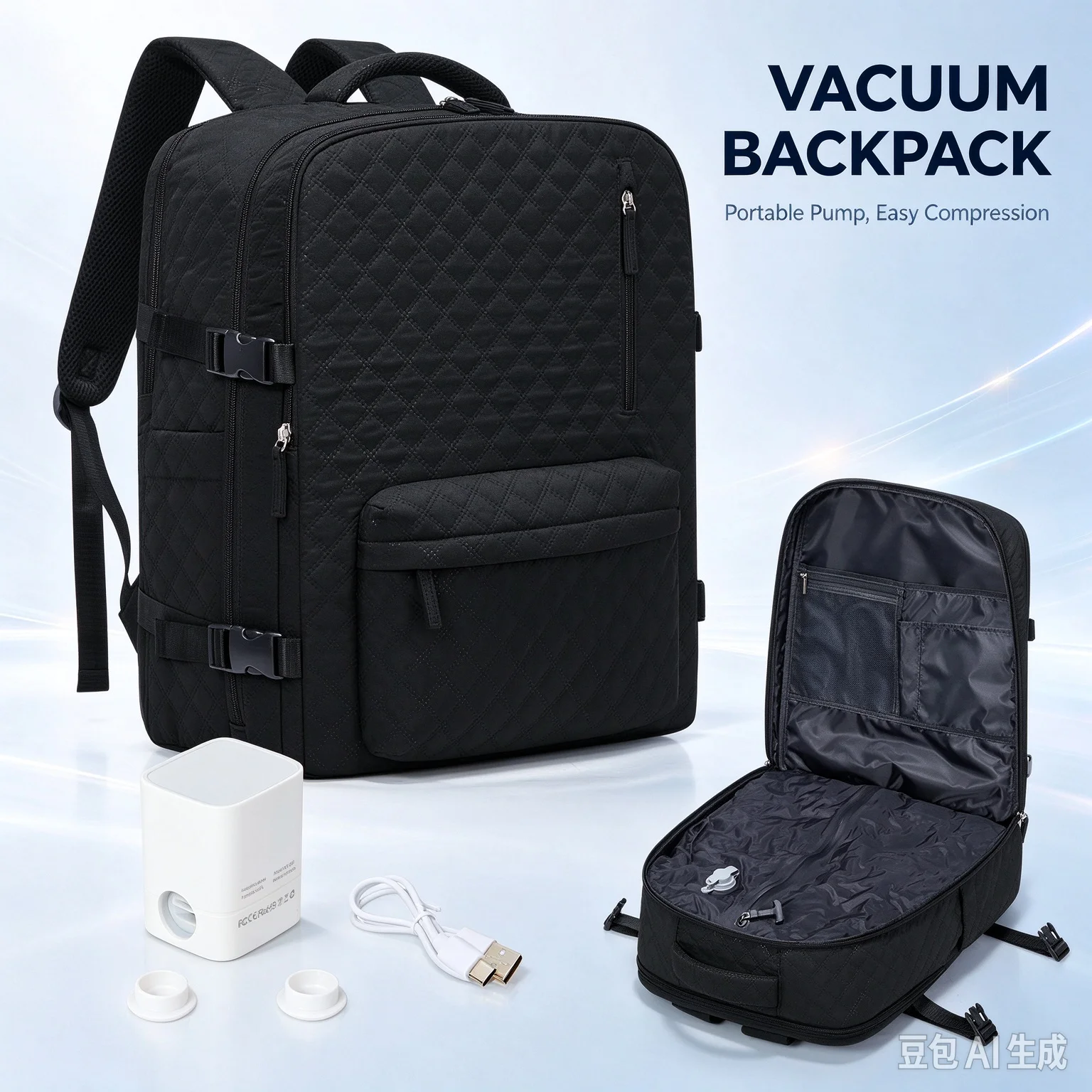 Men's Backpack Vacuum Backpack Ryanair Hand Luggage 40x30x20 Travel Backpack Laptop Bag  Waterproof Backpack Ladies Backpack