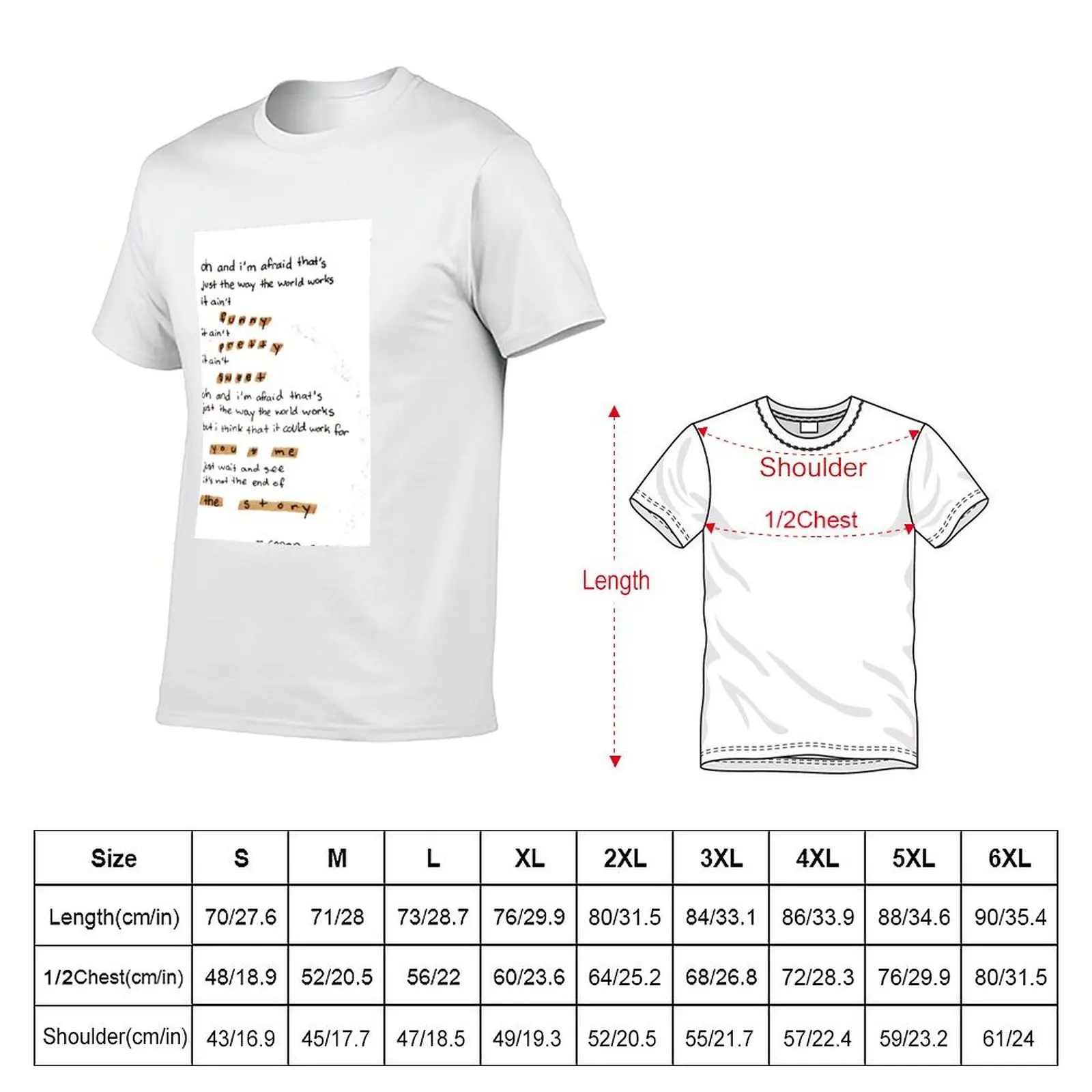 the story by conan gray T-Shirt Durable Work Wear T-Shirt
