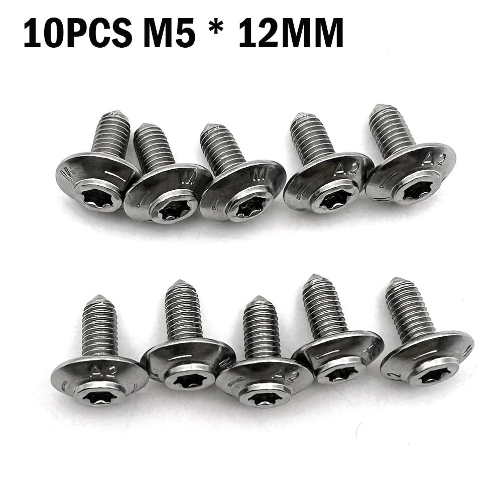 NONE Für BMW Motorrad Shell Edelstahl Schrauben R1200GS ADV R1250GS R1200RT S1000XR RR S1000R C600 C650GT R1250 F750GS F850GS 7
