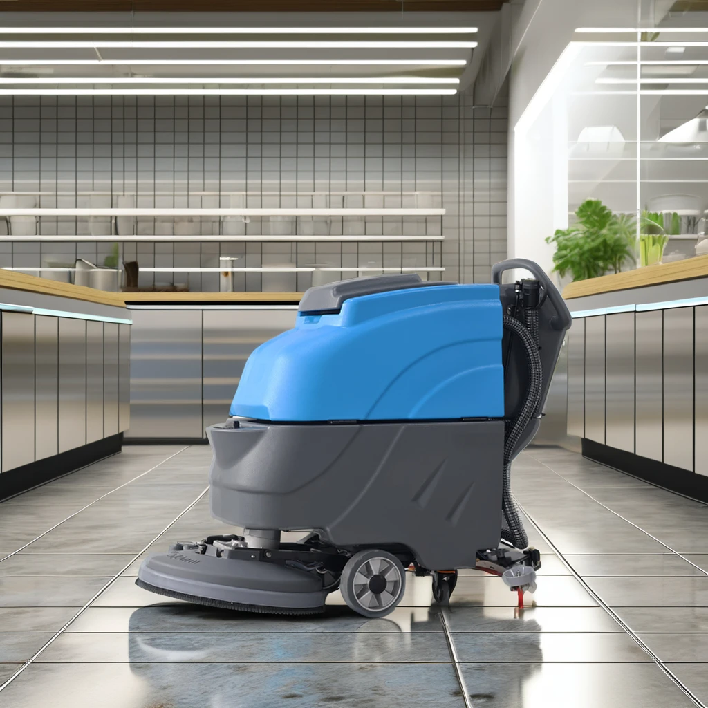 SJB510 Factory Supply Ride on Floor Driving Cleaning Equipment Scrubber Machine Sweeper Cleaner