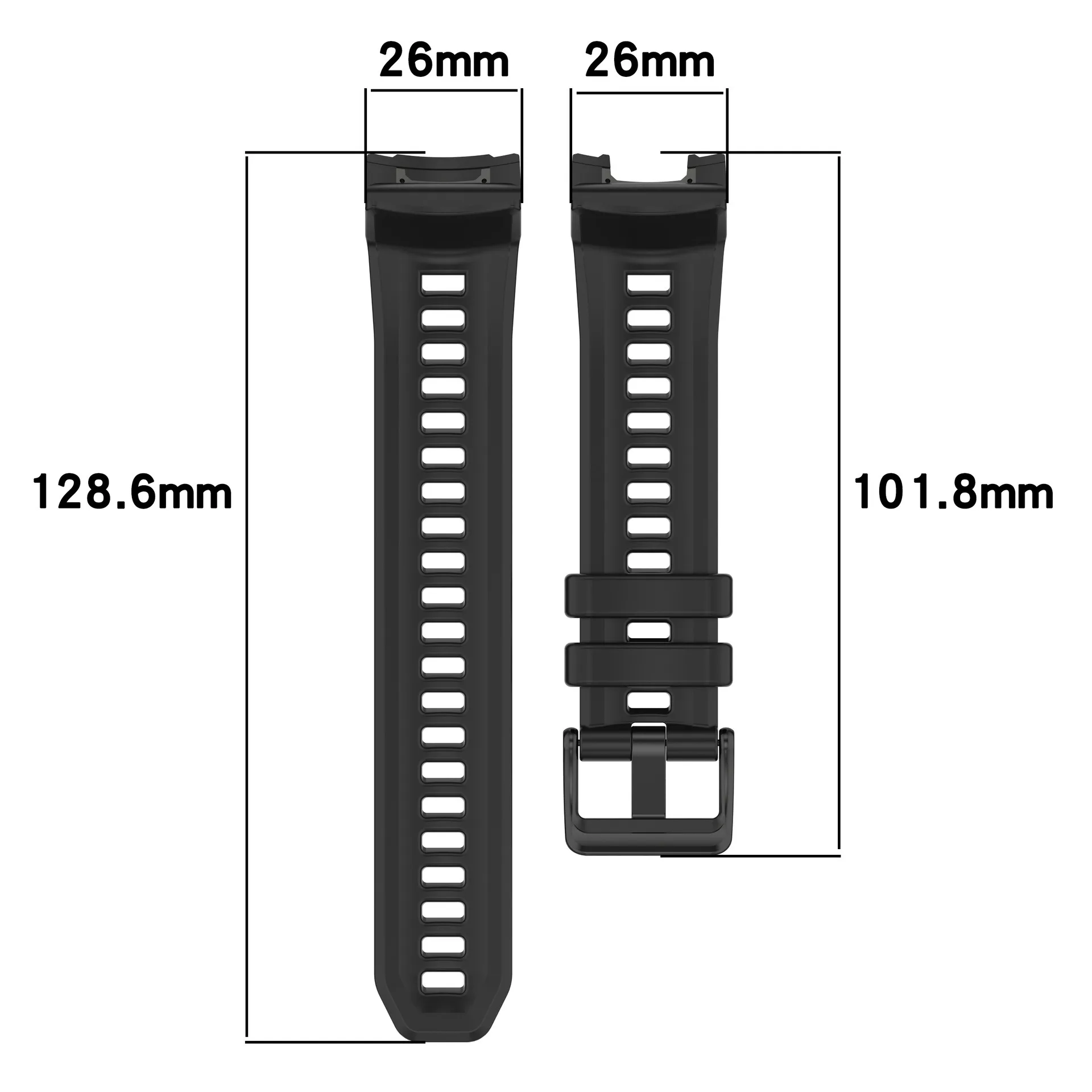 Garmin Instinct 3 Amoled 50mm 45mm 용 실리콘 스트랩 Garmi... - 1