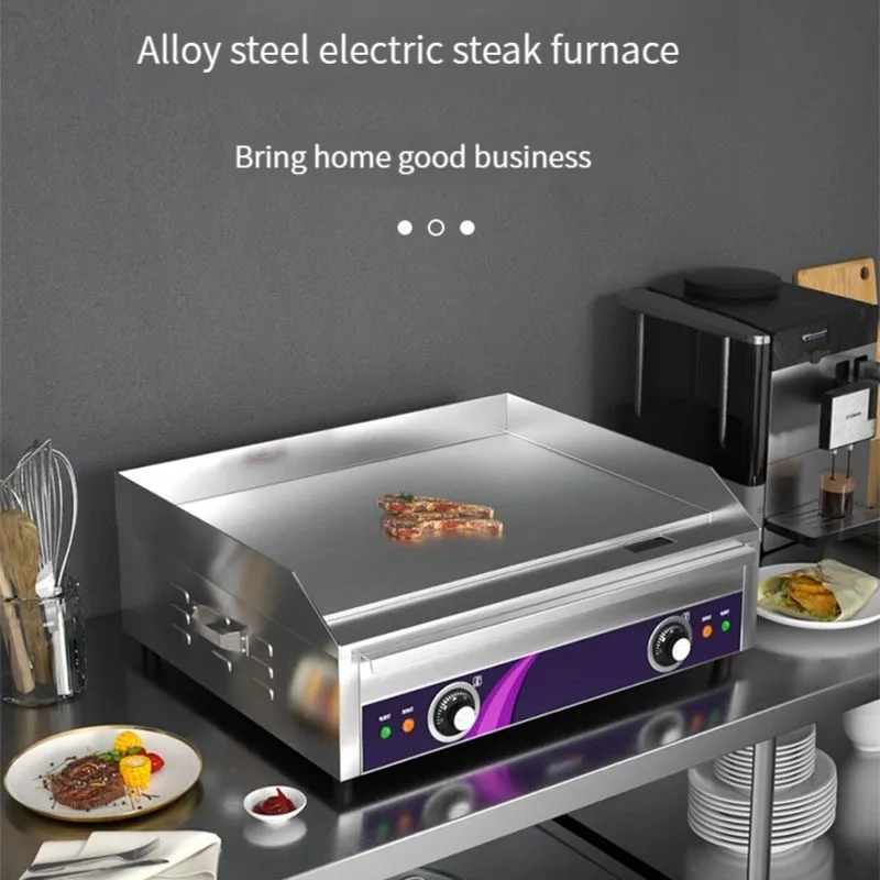 

Barbecued Iron Plate Electric Grill Japanese Style Frying Equipment Steak Machine Hand Grab Cake Machine