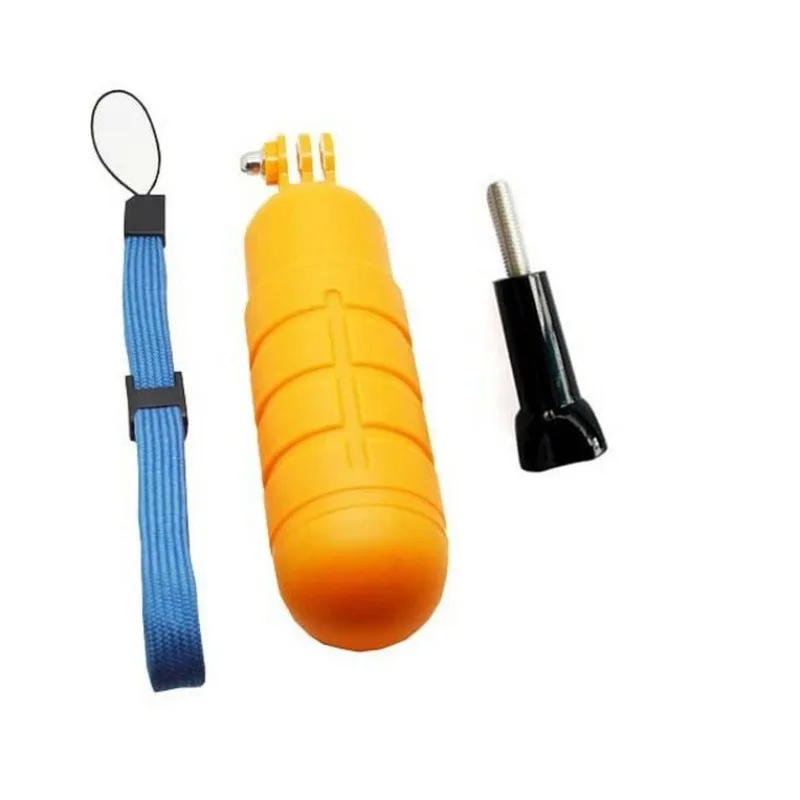 Yellow Floating Grip Monopod Handle Tripod Set For Gopro Hero 7 6 5 for Xiaomi for Yi 4k For DJI Osmo N257 Go Pro Accessories