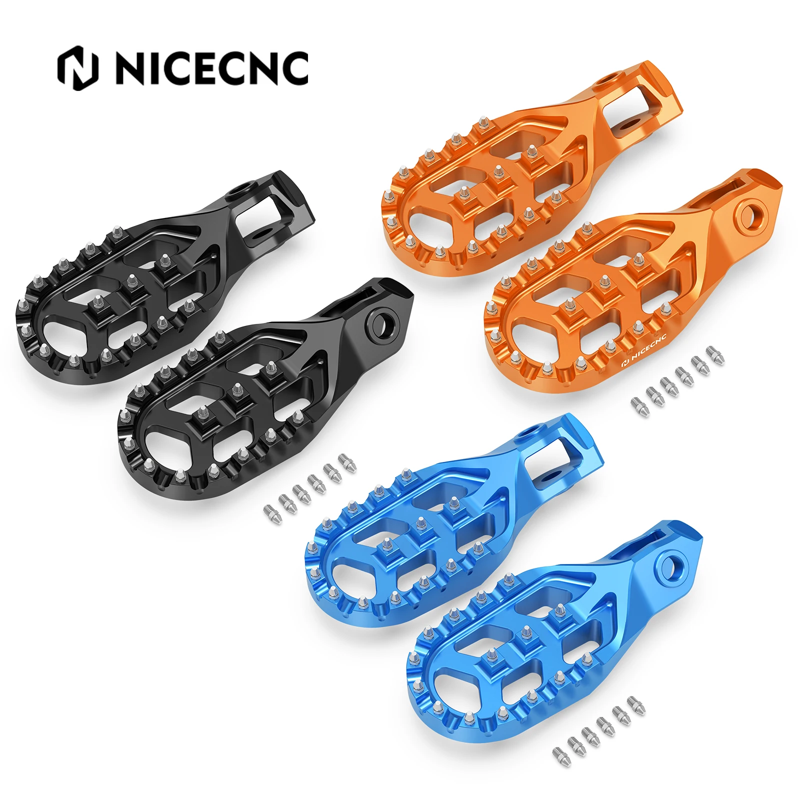 For KTM EXC 300 EXC-F 350 SX 125 SXF 450 2024 Forged Aluminum Foot Pegs FootRest Footpegs Rests For Husqvarna TE300 GasGas EC300 - Image 4