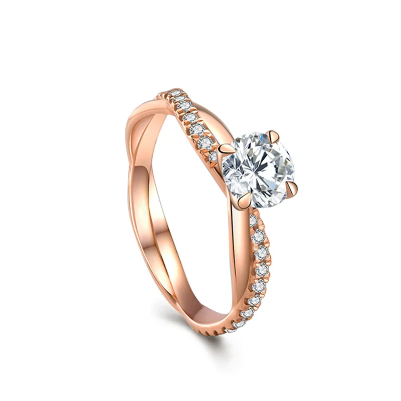 European and American imported morganite rhodium-plated gold romantic ring, 18K gold with full diamonds, proposal ring for women