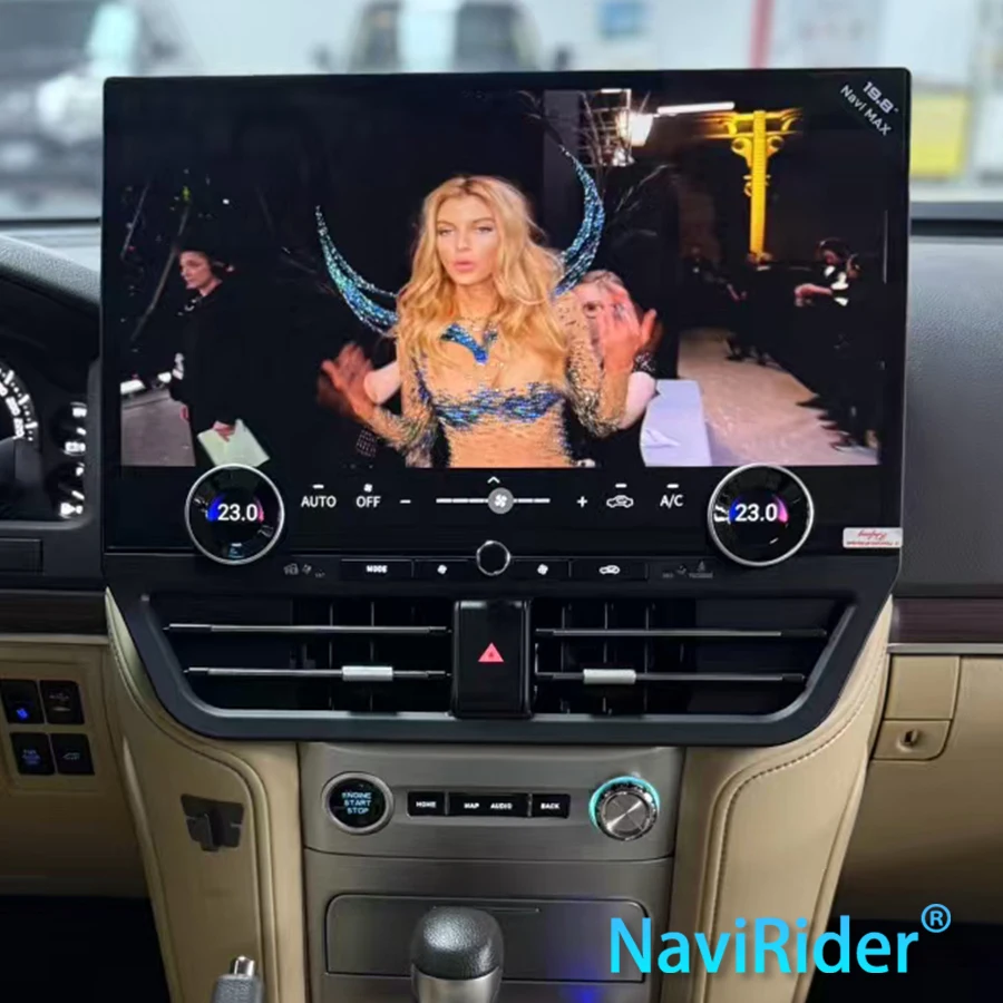 

19,8-дюймовый сенсорный экран для автомобильной магнитолы Toyota Land Cruiser LC200 LC300 2008-2021, Carplay, GPS, видеоплеер, мультимедиа, Android 14