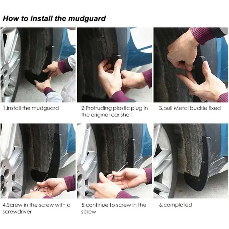 4 Uds guardabarros de coche protectores contra salpicaduras para Toyota Camry Sport Plus 2024-2026 guardabarros delanteros y traseros accesorios de coche estilo