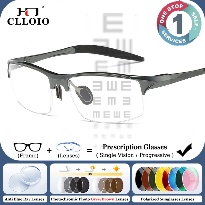 clloio-occhiali-da-vista-in-alluminio-di-alta-qualita-anti-luce-blu-per-miopia-montatura-semi-rimless-per-uomo-ideali-per-sport-all'aperto-guida-e-pesca