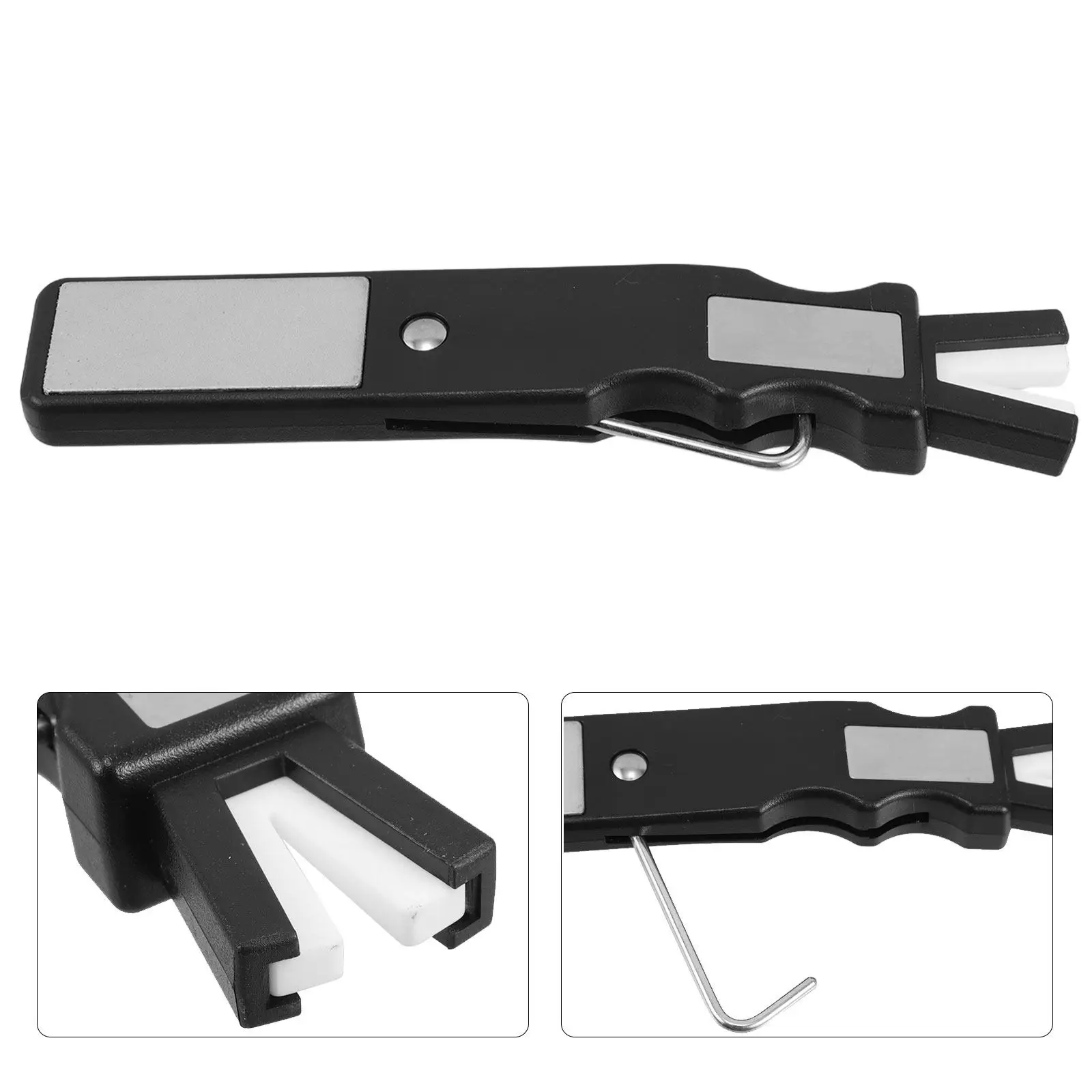 

Professional Ice Hockey Skate Sharpener Tool Portable Compact Ice Skate Blade Grinding Sharpener Accessory Tool