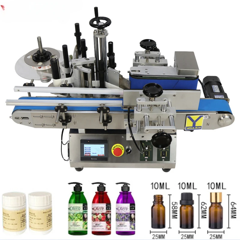 

Настольная Автоматическая маленькая круглая машина для нанесения этикеток на пластиковые бутылки