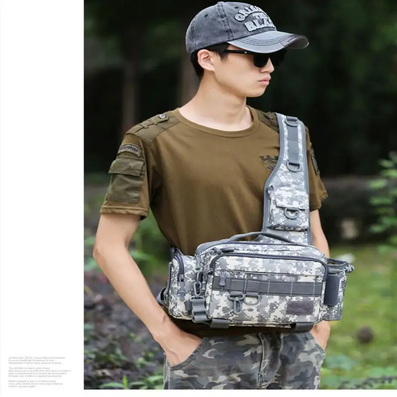 남성용 낚싯대 가방, 싱글 숄더, 루야 낚시 릴 케이스 가방, 낚시 여행 숄더백, 보관 백팩