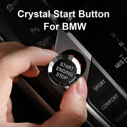 크리스탈 시작 버튼 자동차 BMW G20 G21 G22 G23 G26 G01 G02 G14 G15 1 2 3 4 시리즈 Z4 F40 F44 M3 G80 M4 G82 X3 X4 X7 X6 X5