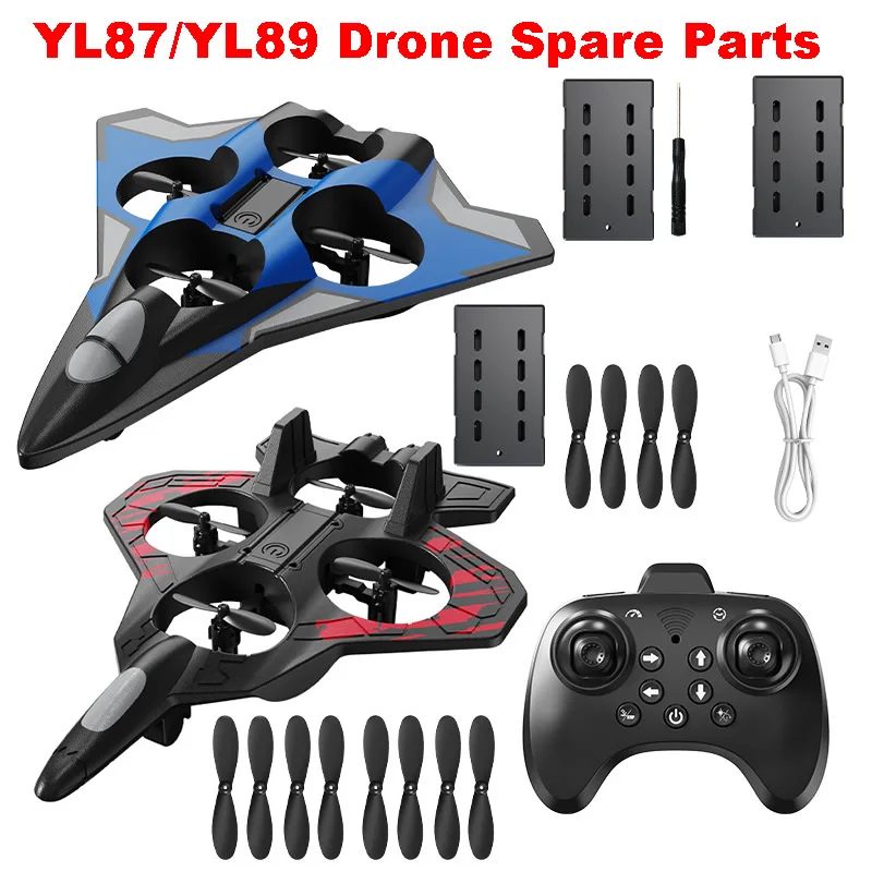 YL87 YL87 RC Quadcopter Drone Original Accessories Battery/Remote Control/Charging Wire/Blade Propellers Spare Parts