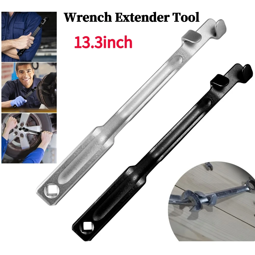 

Universal Wrench Extension Fully Coated To Prevent Corrosion Extra Long Torque Adaptor 13.3inch for Mechanics Handyman DIYers