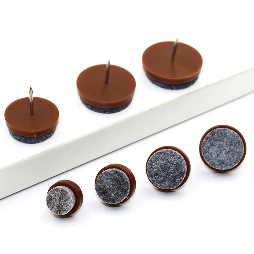 40pcs Furniture Mat Non-slip Sofa Foot Pad Table Chair Silicone Felt Feet Protector Parquet Floor Sliders Tightening