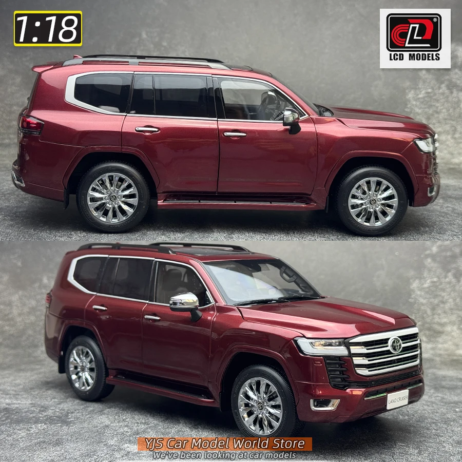 液晶ダイキャストモデル 1/18 スケールランドクルーザー LC300 ZX SUV