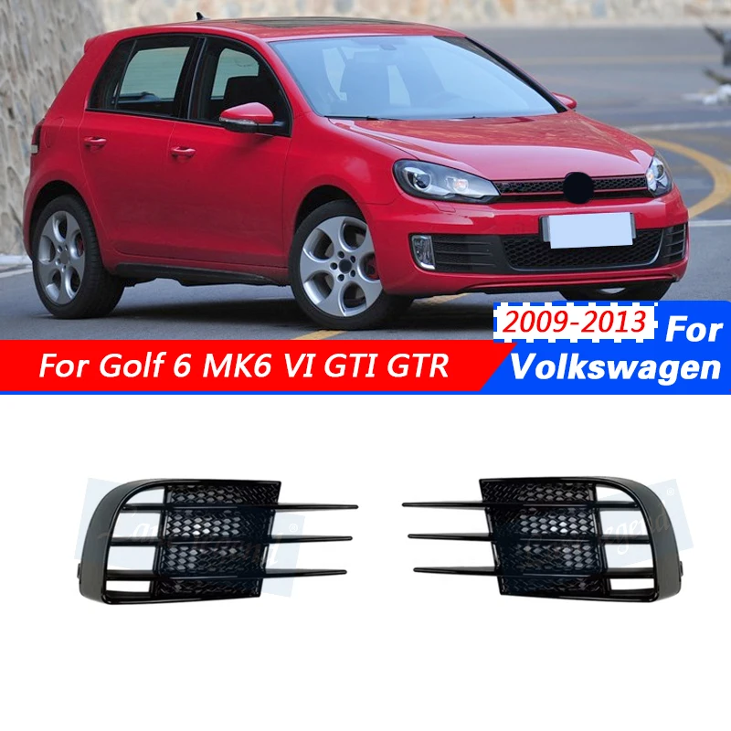 

Front Fog Light Bumper For VW Volkswagen Golf 6 MK6 VI GTI GTR 2009-2013 Fog Light Grill Grill Cover Car Accessories