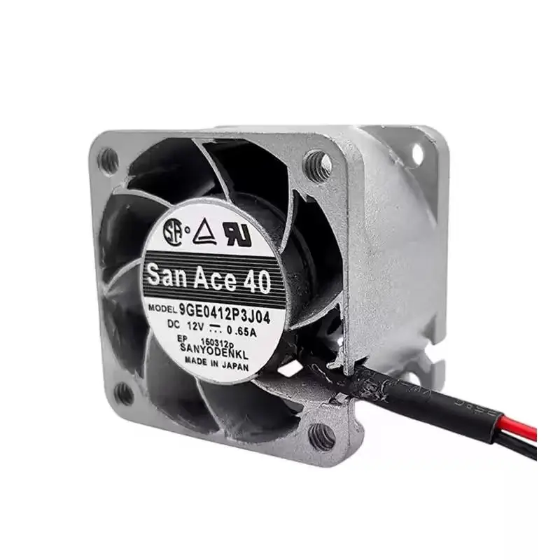 オリジナル三洋電機サンエース-40-9ge0412p3j04-12v-065a-4028-40-ミリメートル金属アルミフレーム-4pin-pwm-強力なサーバー冷却ファン