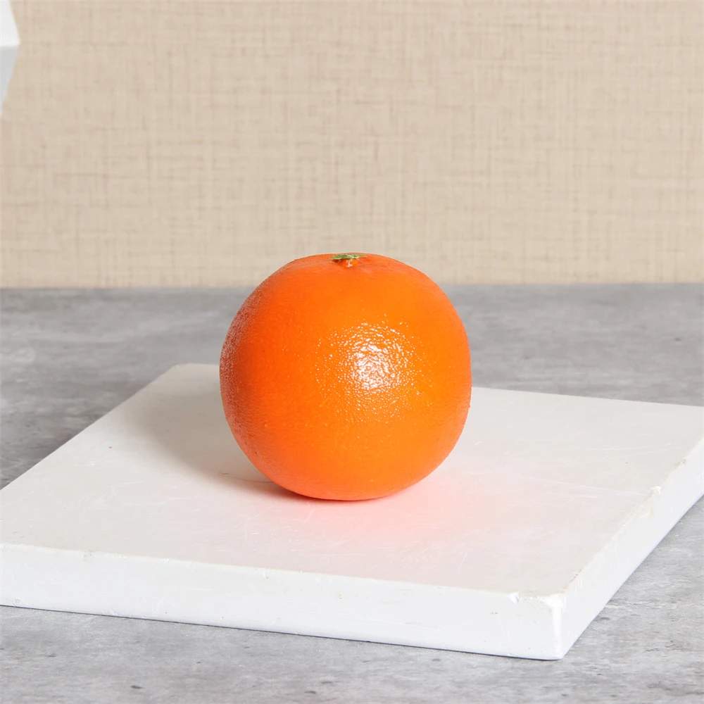 6-teilig, Simulationsorangen, künstliche orangefarbene Modelle, gefälschte Früchte, Heimtextilien, Restaurant-Obsttablett, Dekoration, Fotografie – Detail 11