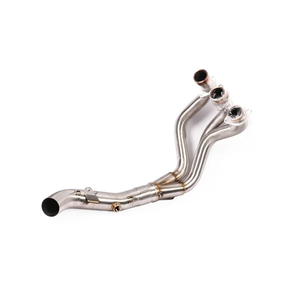 Für Yamaha FZ09 MT-09 2014-23 Auspuffrohre Komplette Auspuffanlagen Krümmer Verbindungsrohr Schalldämpfer Endrohre – Detail 3