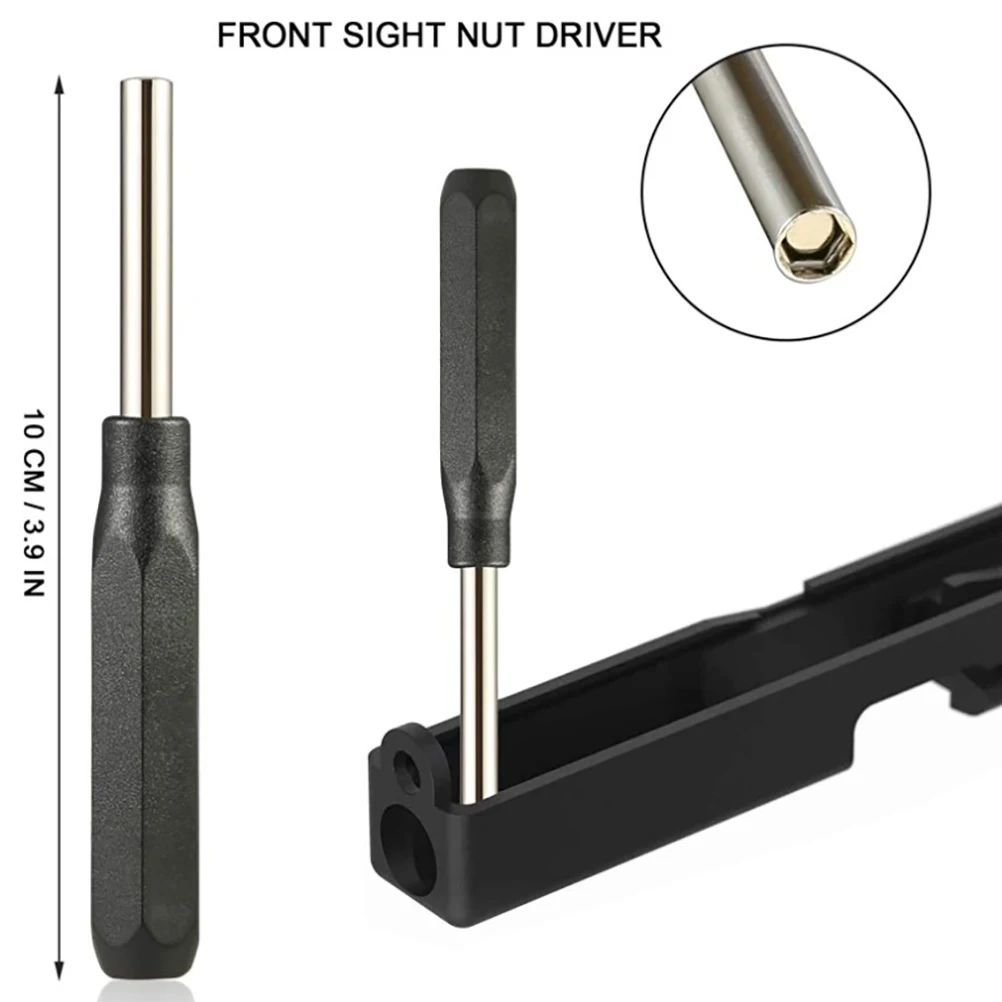 1/2pc Glock Magnetic Plate Front Sight Mount Mirror Removal And Installation Tool Glock Accessories Tools