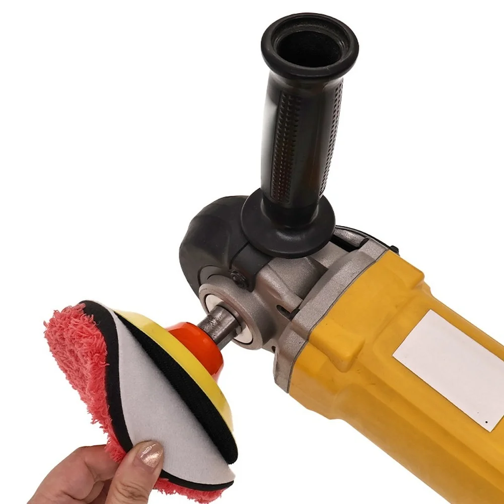 For automotive Detailing Polishing Pads with Fastening Backing for Quick Attachment to Orbital and Rotary Polishers