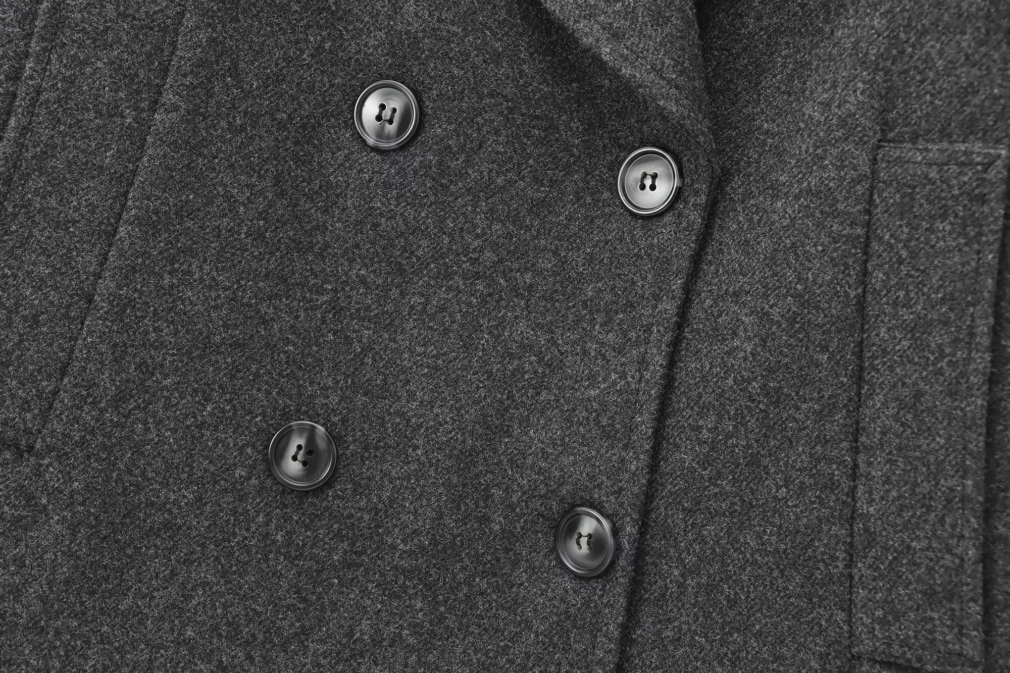 2025 امرأة الصيف موضة جديدة مزدوجة الصدر معطف قصير Vintage جيوب طويلة الأكمام ملابس خارجية الإناث غير رسمية شيك Overshirt