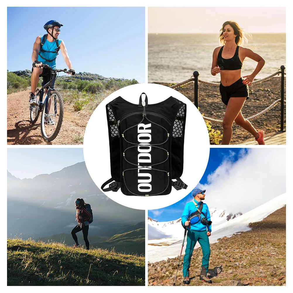 

Нейлоновый спортивный дорожный рюкзак, легкий рюкзак, водонепроницаемый рюкзак для пеших прогулок, альпинизма, кемпинга