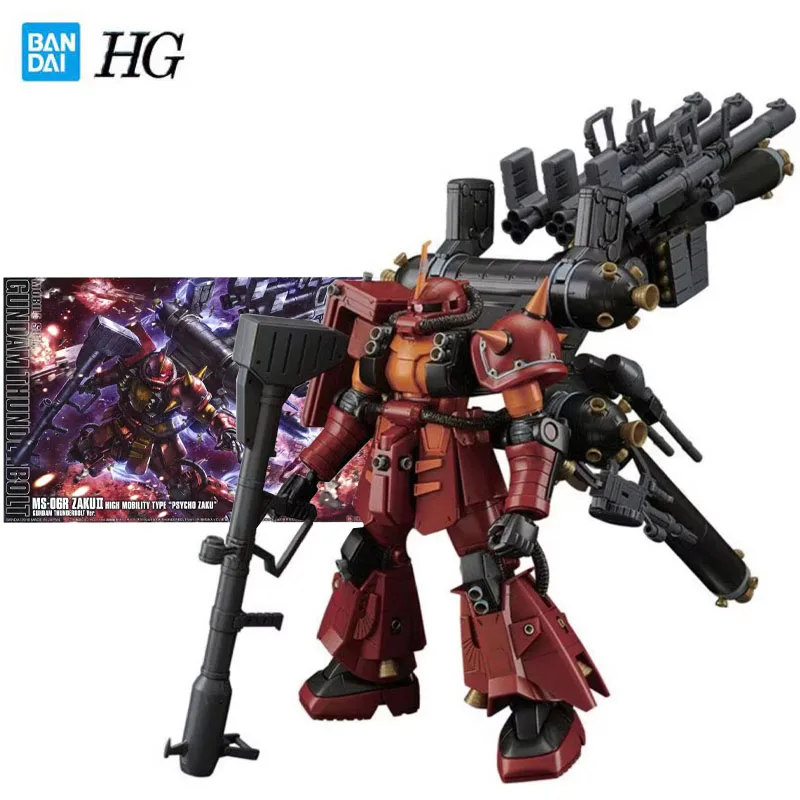 

Bandai Genuine Gundam Model Garage Kit HGGT Series 1/144 MS-06R ZAKU2 HIGH MOBILITY TYPE PSYCHO ZAKU Anime Action Figure Toys