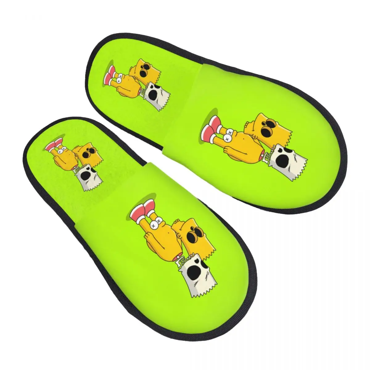 

Комфортные тапочки из пены с эффектом памяти Simpsons на заказ, женская комедийная обувь с героями мультфильмов, домашняя обувь для отеля