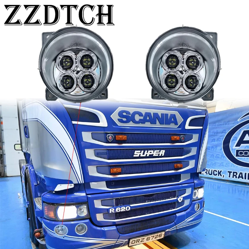 one pair led fog Lamp for scania R420 R620 R500 P400 P450 R730 G400 G460 truck led fog lamp 1931614/1931613 E APPROVE