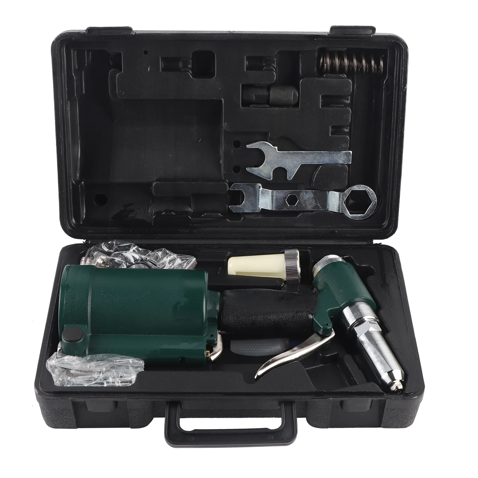 Riveter Guns Industrial Air Hydraulic Rivet Gun Pneumatic Riveter Kit Set 2.4-4.8mm Handy Air Rivet Gun Kit Production Tool