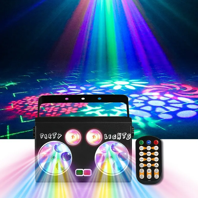 

RGB DJ Stage Light LED Disco Party Light Remote Control DMX Control Voice Activation Stage Light Home Bar Festival Stage Effect