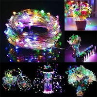 20m USB LED String Lights Fairy String Lights Warm White LED String Lights for Christmas Wedding Party Home Holiday Decoration 2