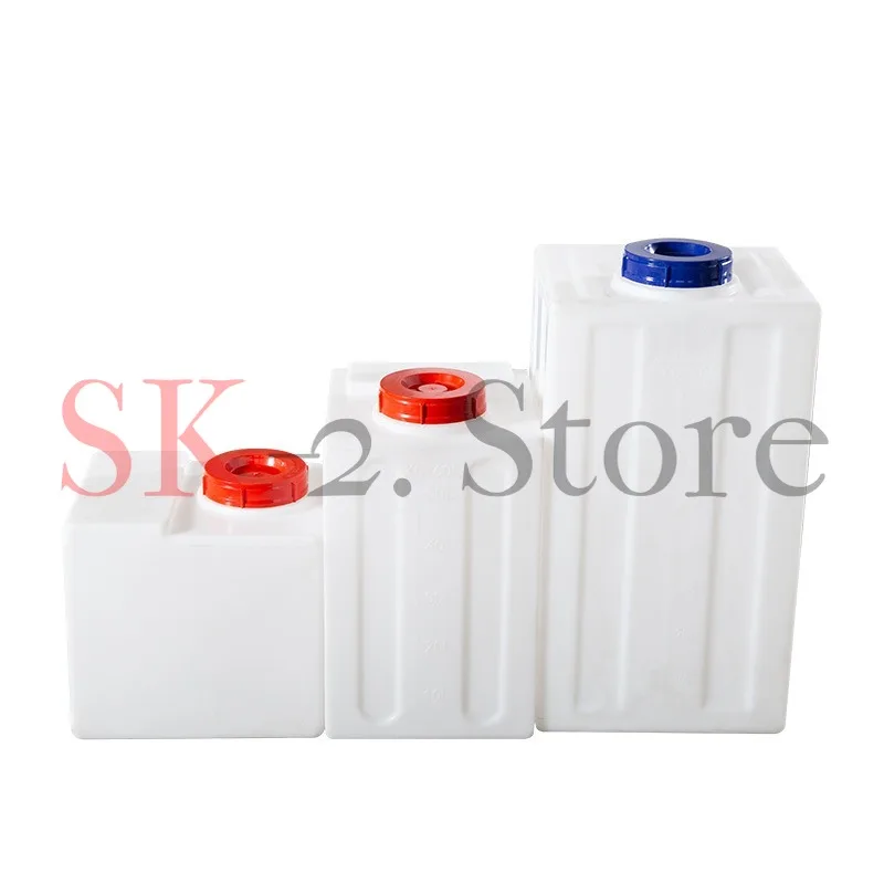 KC-30L square plastic water tank outdoor storage bucket thickened beef tendon water tank acid and alkali resistant PE square