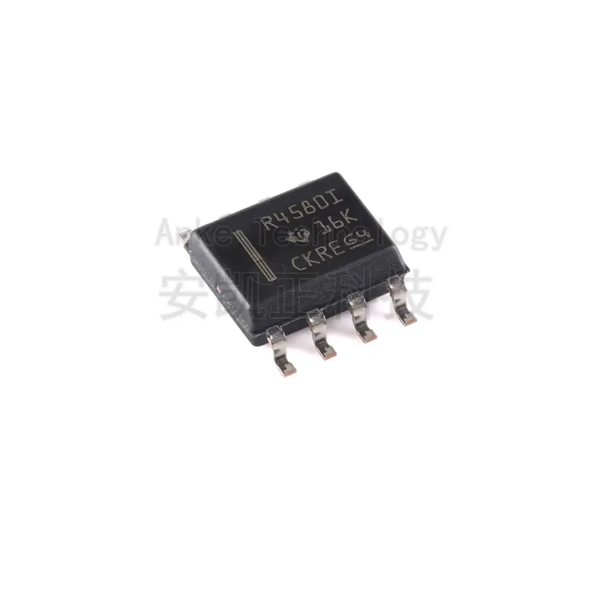 Original genuine RC4580IDR SOIC-8 dual-channel audio operational amplifier chip 10pcs