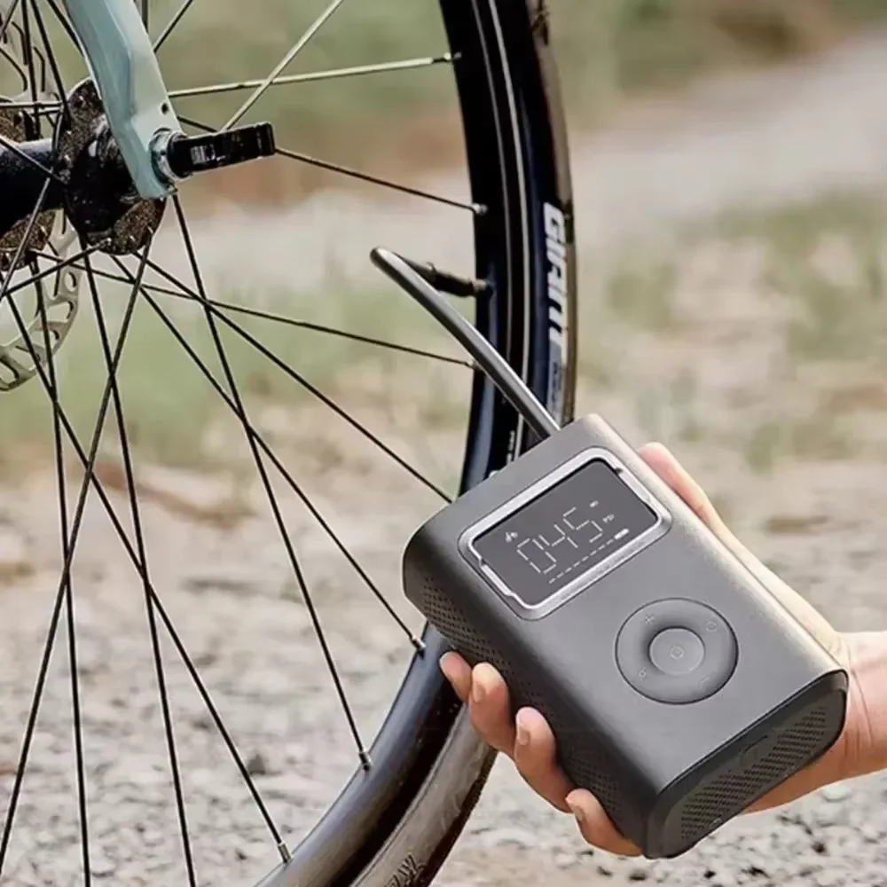 Новинка 2025 года, надувной воздушный компрессор Xiaomi Mijia Treasur 2D 2000 мАч, портативный надувной воздушный насос 2D для велосипеда, автомобиля, мотоцикла, мяча