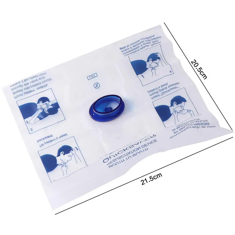 Mouth to Mouth CPR Face Shield Quick Saver Mouth Breath Disposable CPR Mask Professional Enhanced Safety