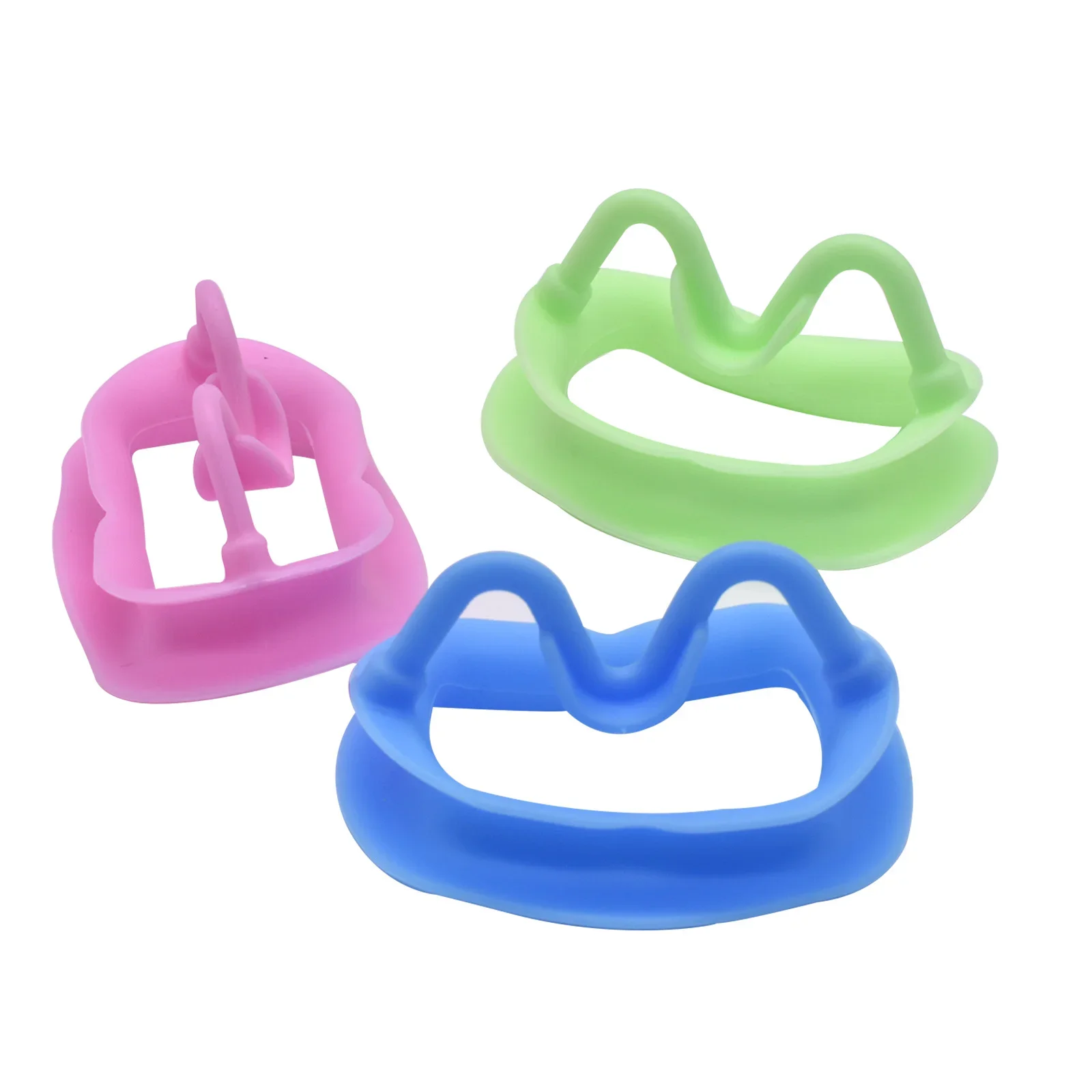 5pcs Dentals Orthodontic Mouth Opener Soft Silicone Intraoral Lip Cheek Retractor O Type Expander Dentist Accessories Oral Care