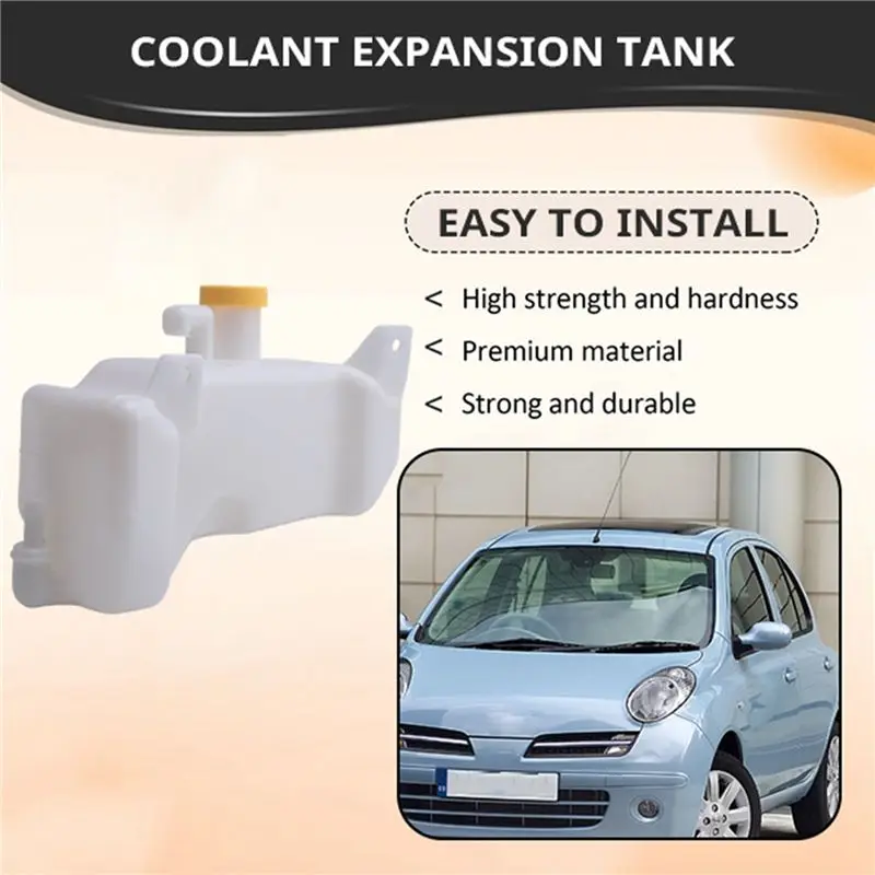 Portable 1.5L Coolant Expansion Tank Bottle Header For Nissan Micra K11 92-02 21710-43B01