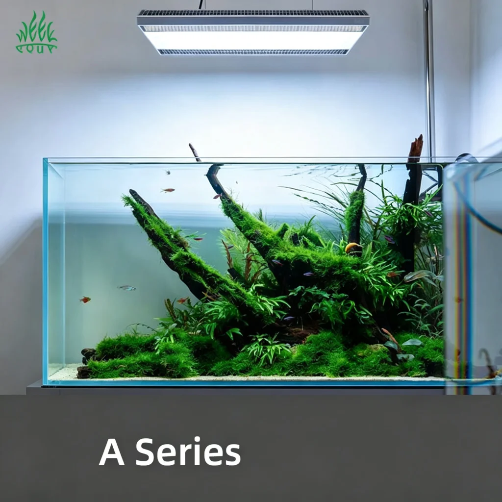 Week Aqua A430Pro LED Aquarium Light 120W RGB UV Full Spectrum Hanging Plant Grow Lamp For 60cm To 90cm High Tech Aquascaping