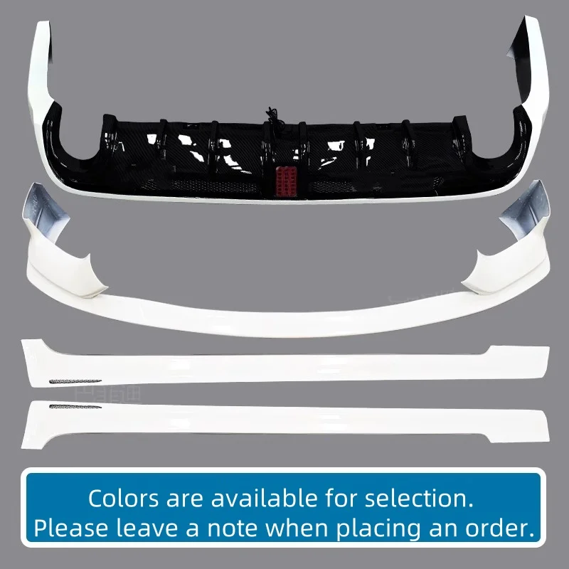 Body kit for Toyota Reiz 13-16 Modified stoving varnish rear lip with lamp Front lip Side skirt Auto Accessories