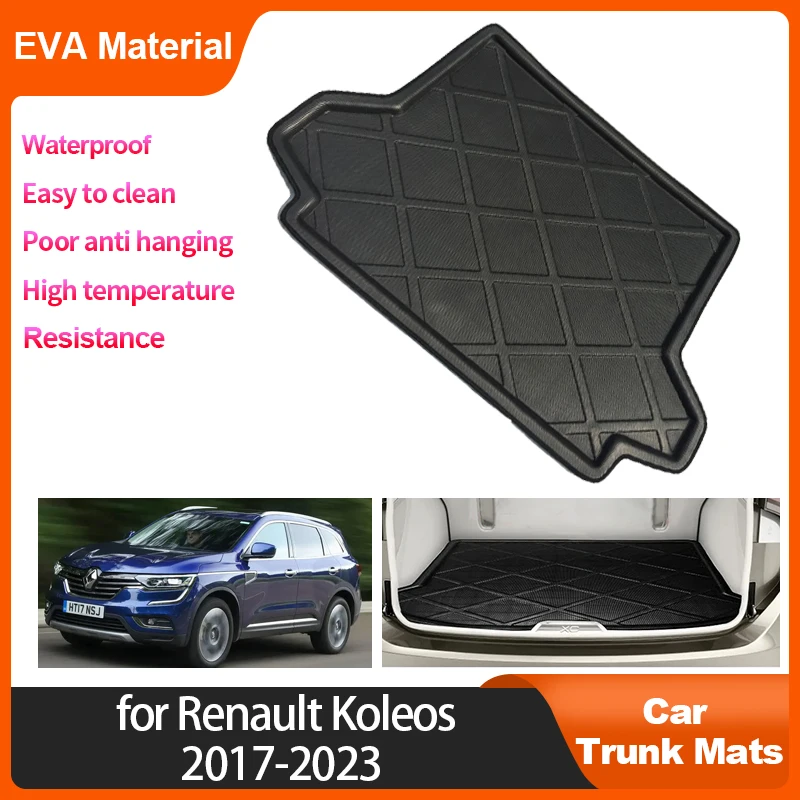 

Auto Trunk Mats For Renault Koleos 2017 2018 2019 2020 2021 2022 2023 Rear Cargo Liner Protector Pad Car Interior Accessories