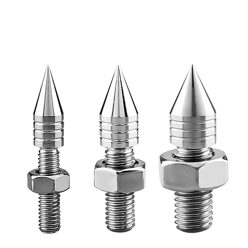 M6/m8/m10 4 peças de aço inoxidável de alta qualidade hifi pé prego amplificador cd alto-falante chassi pé almofada máquina pé suporte